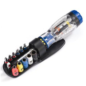 26PCS RATCHET SCREWDRIVER BIT & SOCKET SET